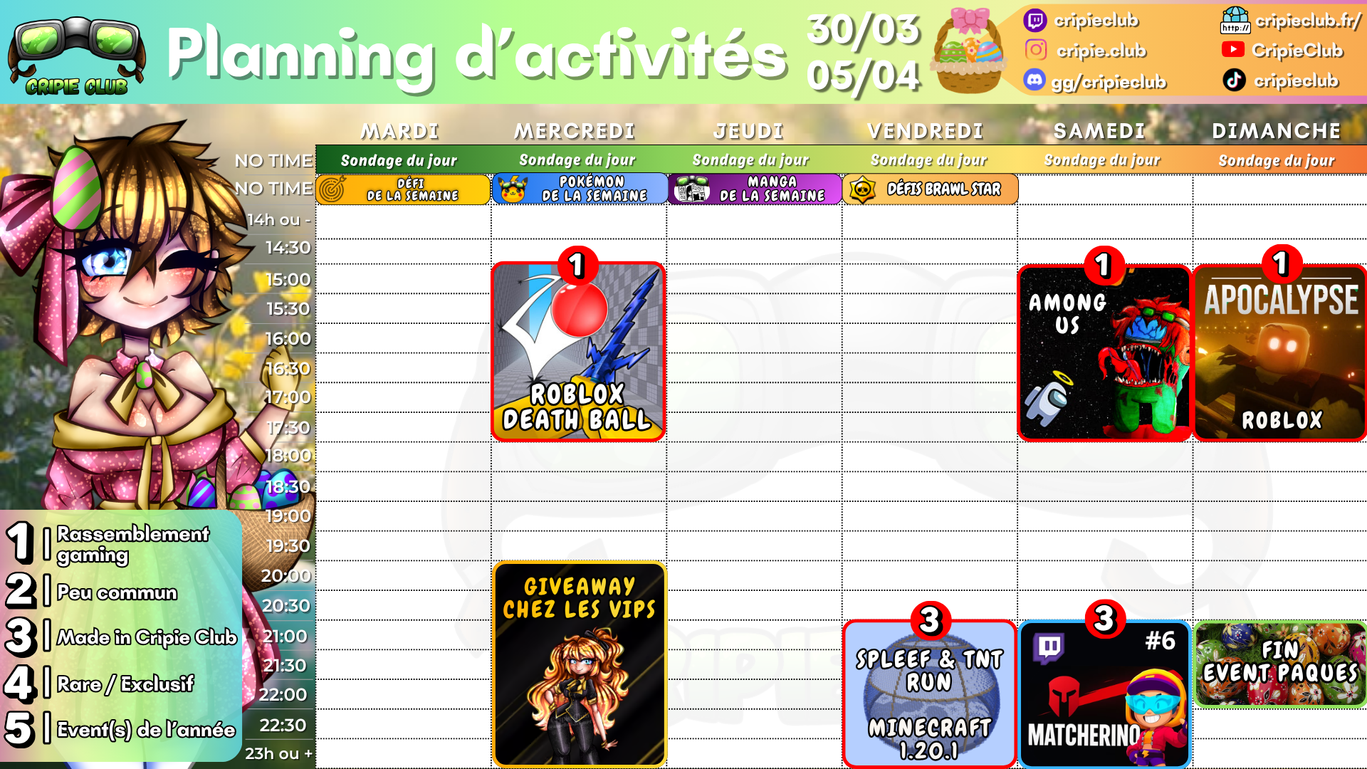 Planning Cripie Club